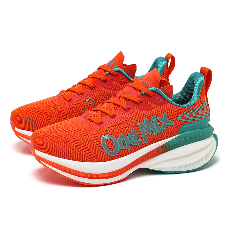 ONEMIX Agility Running Shoes Unisex Blessing Wealth Red