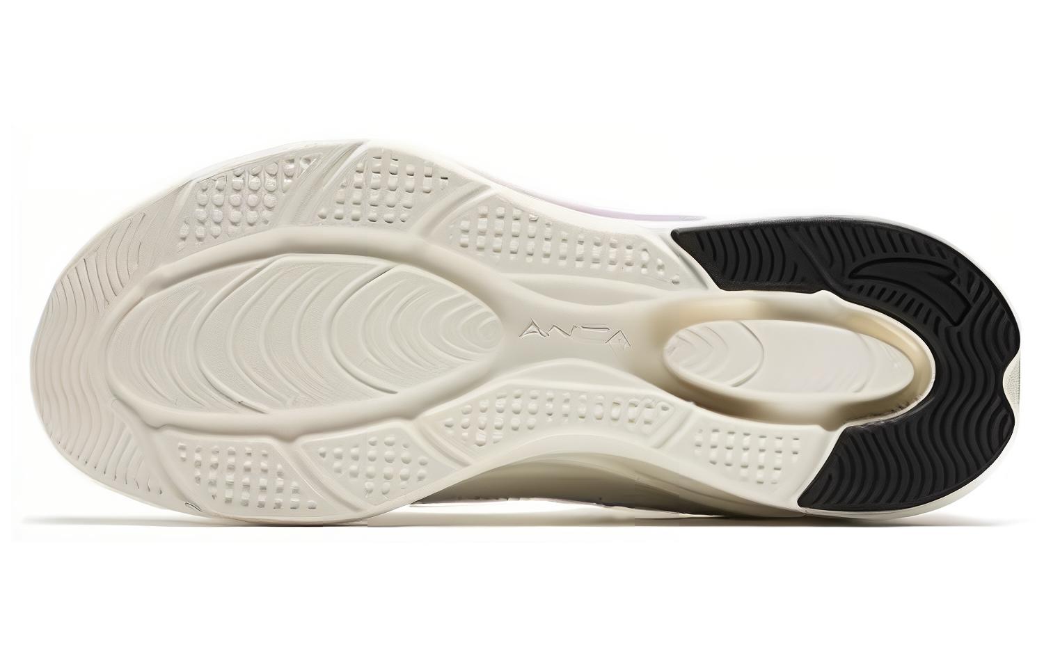 Anta Energy Ring Textile, TPU Abrasion Resistant Low top Running Shoes Women’s White Gray