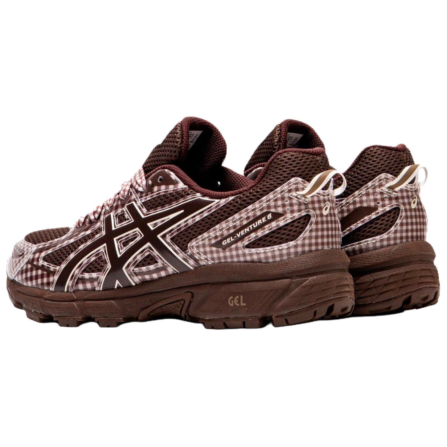 ASICS Gel Venture 6 Story Mfg. Reddish Brown Gingham