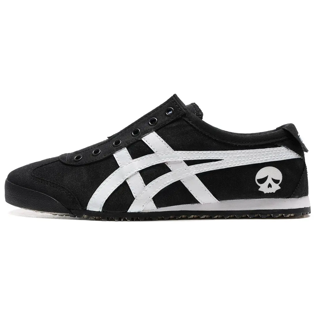 Onitsuka Tiger MEXICO 66 Slip Resistant, Abrasion Resistant, Lightweight Low top Casual Shoes Unisex White Blue