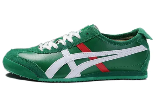 Onitsuka Tiger MEXICO 66 Casual Shoes Men's Low Top Green/Red/White