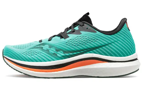 Saucony Endorphin Pro 2 Pro Endorphin 2 Cushioning Breathable Low top Running Shoes Men's Blue Green