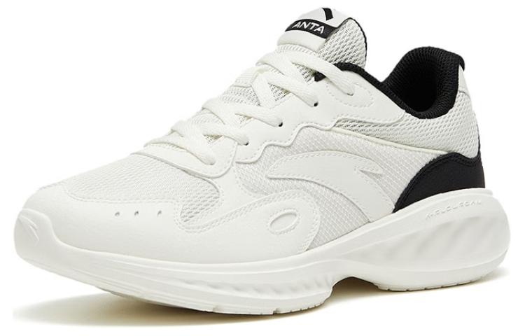 Anta Nebula Slip Resistant Abrasion Resistant Low top Casual Running Shoes Women’s White Black