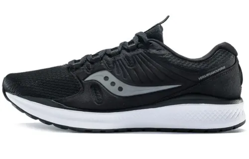 Saucony Lightweight And Breathable Low top Running Shoes Women's Black