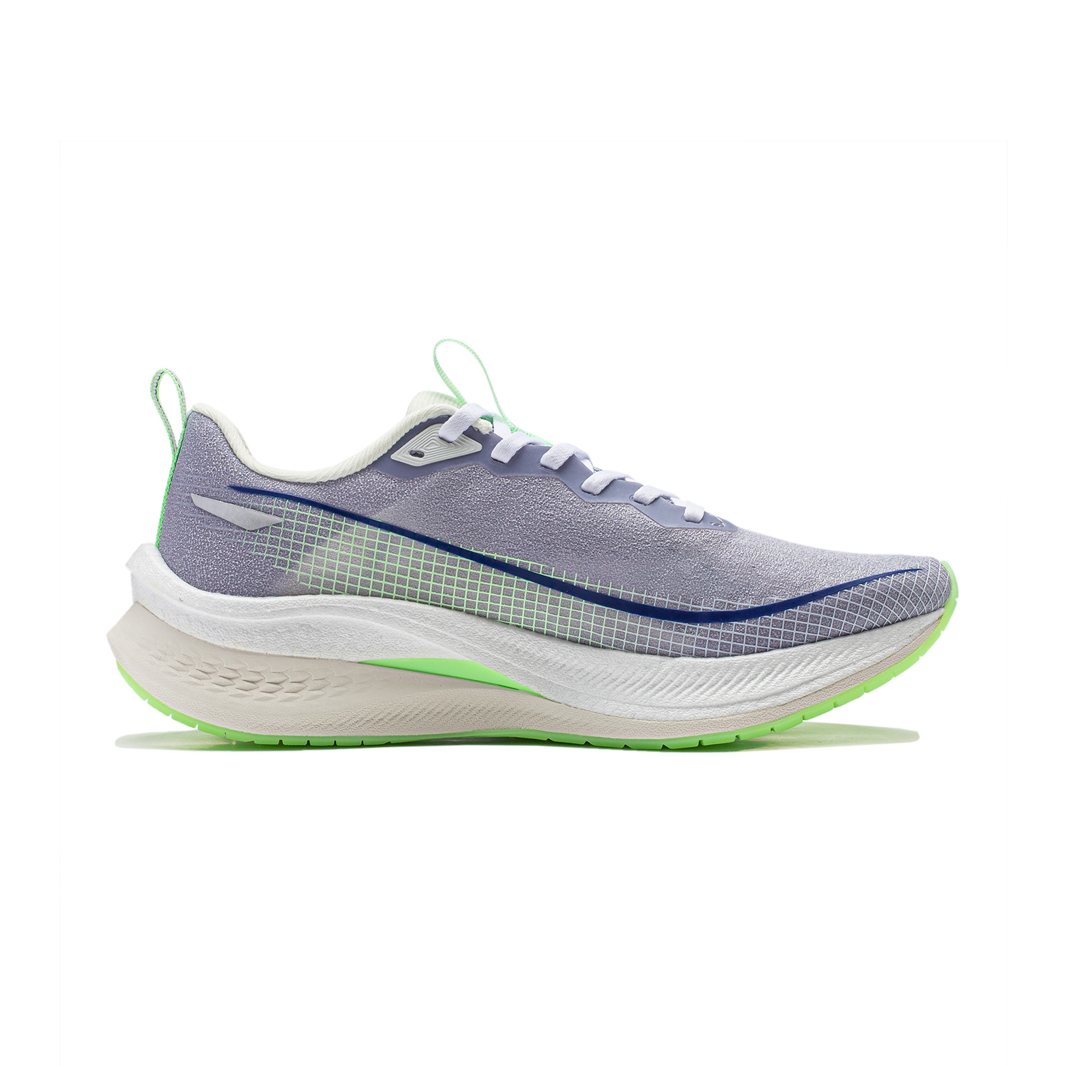 Li Ning Red Hare 7 Pro Cushioning Slip Resistant Low top Running Shoes Women’s Purple Smoke Blue