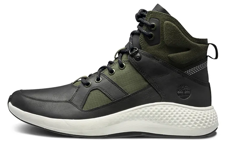 Timberland Casual Shoes Men's High Top Gray Green
