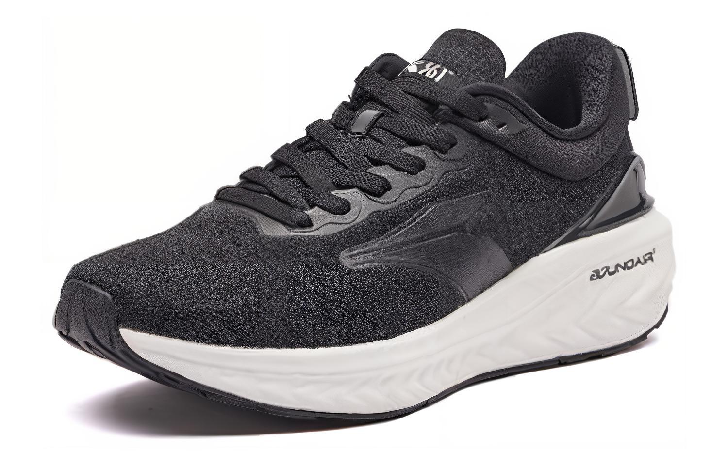 361° Popping Foam Mesh, Textile Cushioning Lightweight Low top Running Shoes Men’s Obsidian Black