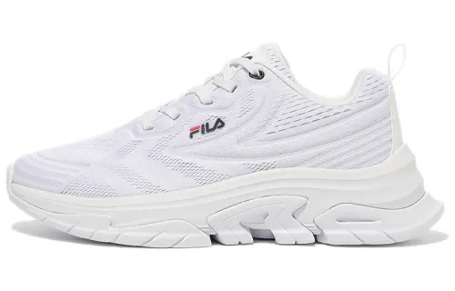 FILA Fabric Low top Training Running Shoes Unisex White Korean Style