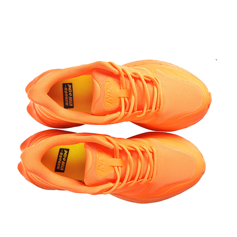 JNDO Cushioning Breathable Cushioning Breathable Low top Sprint Athletic Shoes Unisex Hermes Orange