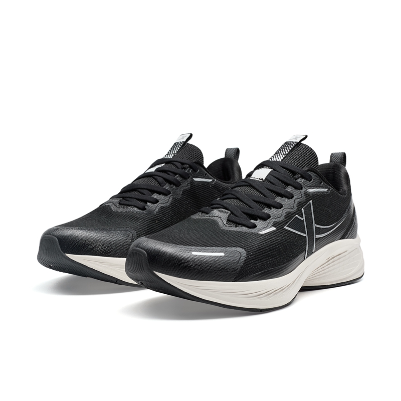 XTEP Cushioning Slip Resistant Cushioning Slip Resistant Low top Sprint Running Shoes Men’s Black