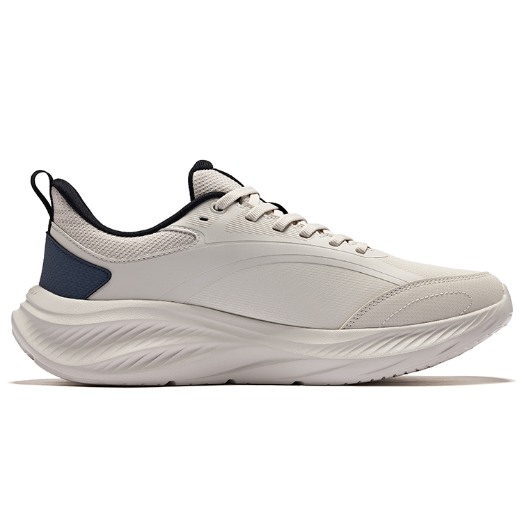 Erke Cushioning Rebound Cushioning Rebound Low top Casual Running Shoes Men’s Wild Gray Ink Blue
