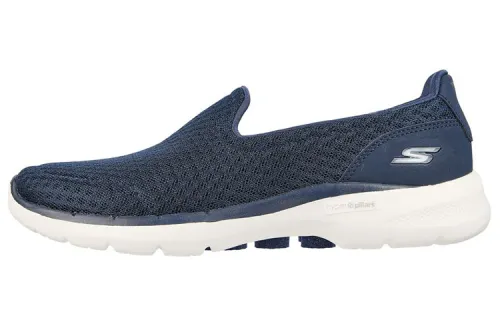 Skechers Go Walk 6 Casual Shoes Women's Low Top Marine Blue/White