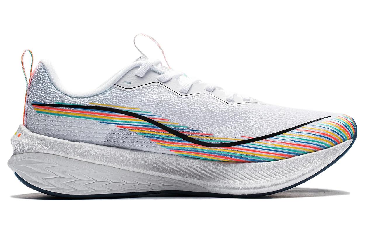 Li Ning Red Hare 6 Pro Versatile Cushioning Abrasion Resistant Breathable Low top Running Shoes Women’s Standard White