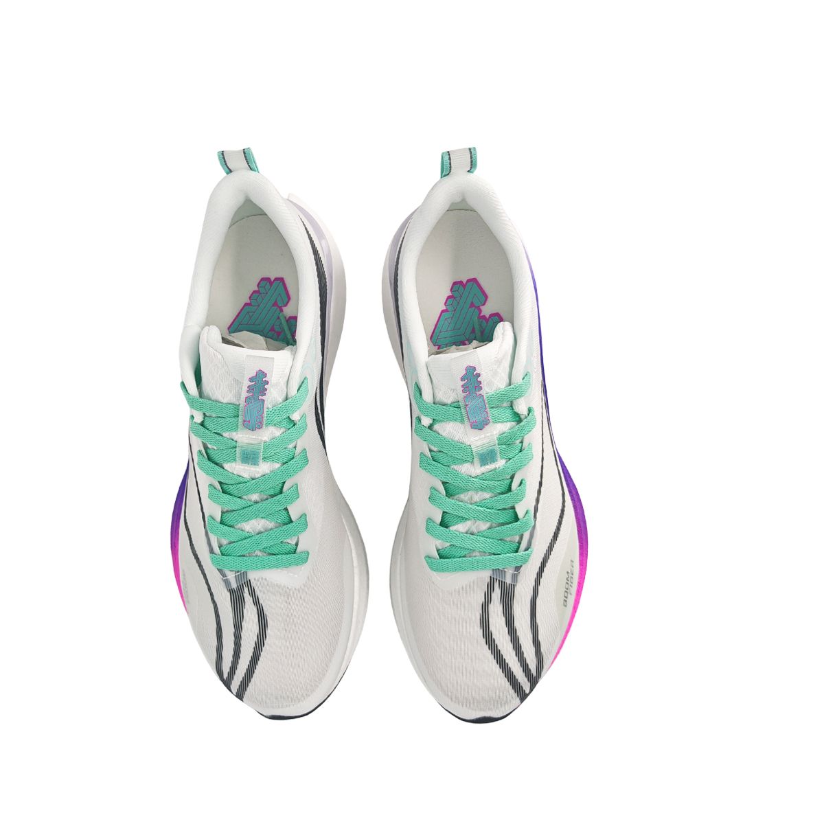 Li Ning Red Hare 8PRO Cushioning Slip Resistant Breathable Low top Casual Running Shoes Unisex White Pink