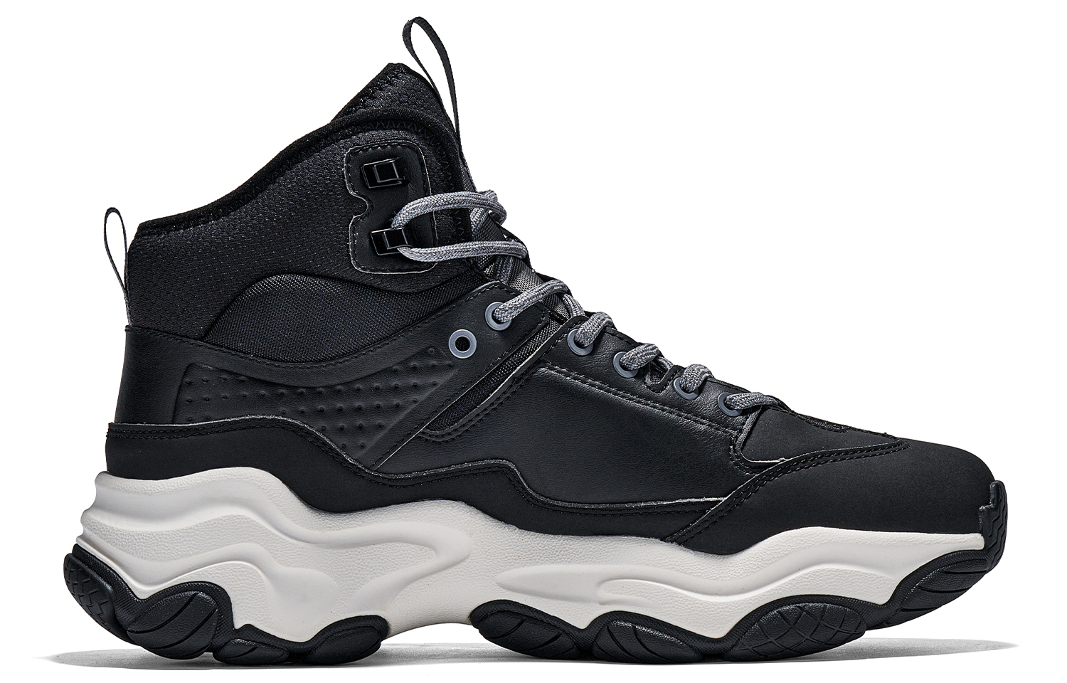 Kappa Slip Resistant High top Running Shoes Unisex Black