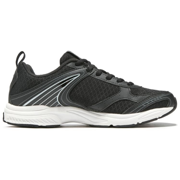 QIAODAN Abrasion Resistant Abrasion Resistant Low top Running Shoes Men’s Black White