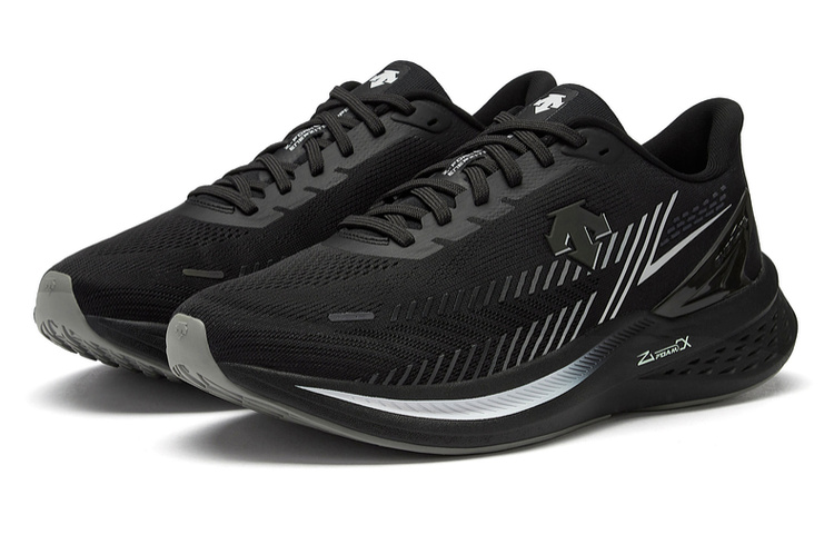 DESCENTE RUNNING Breathable And Resilient Low top Running Shoes Unisex Black