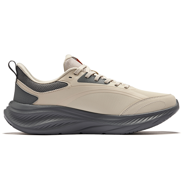 Erke Yun Yi 2 Cushioning Rebound Low top Casual Running Shoes Men’s Pumice Gray Steel Gray