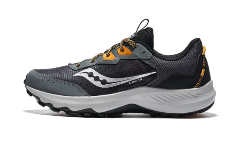 Saucony AURA TR Comfortable And Breathable Synthetic Leather Cushioning Support Lightweight