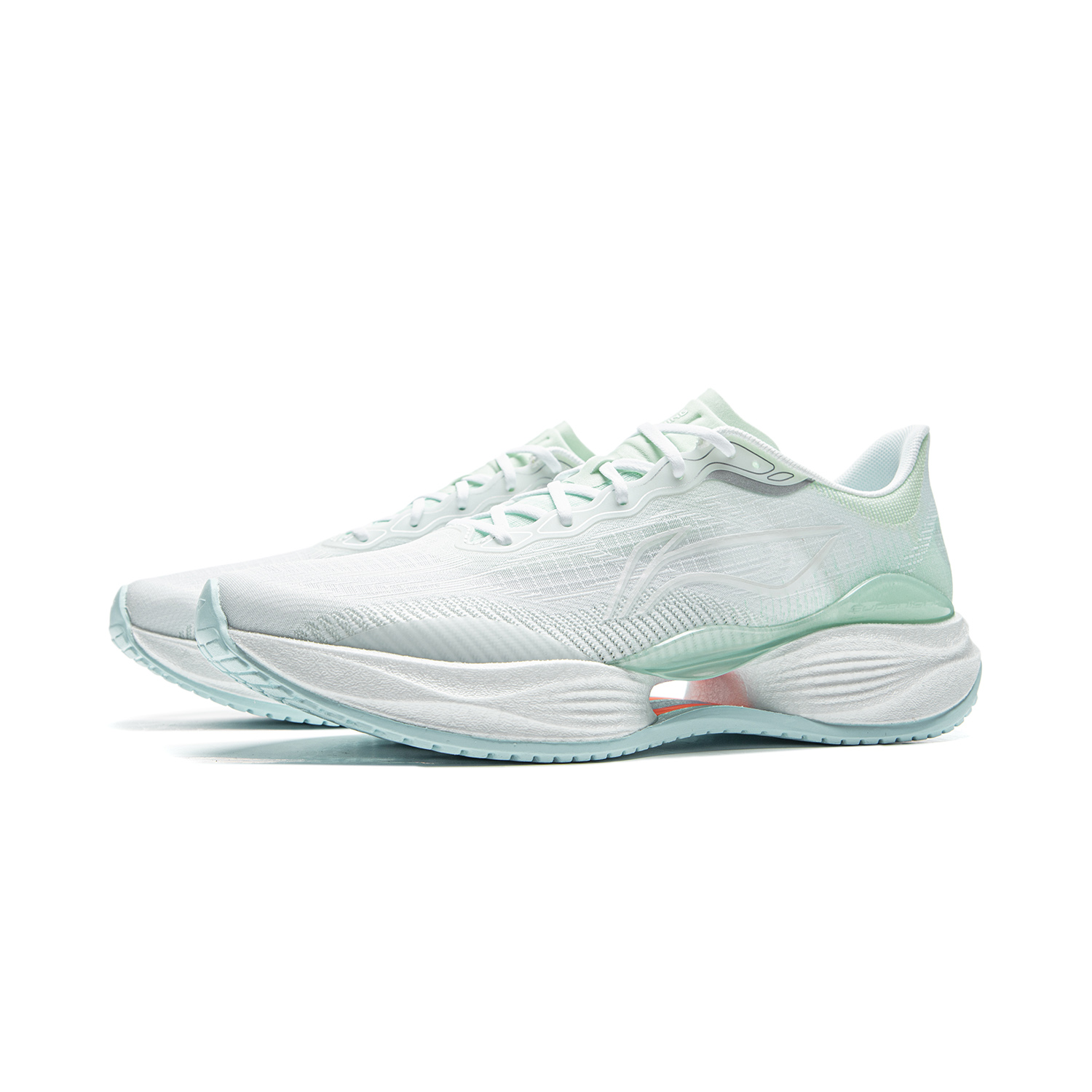Li Ning Super Light 22 Low top BOOM Technology Long Distance Running Sprint Running Shoes Women’s White