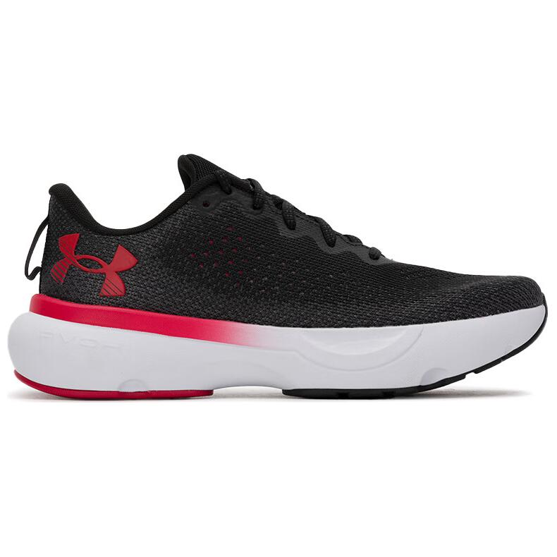Under Armour Infinite 1 Breathable Lightweight Breathable And Lightweight Low top Running Shoes Men’s Black Red
