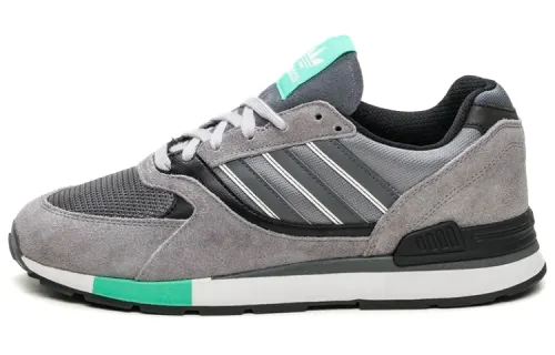 Adidas Originals Everyday Casual Non slip Lightweight Low top Slip Resistant Unisex Gray Black Green