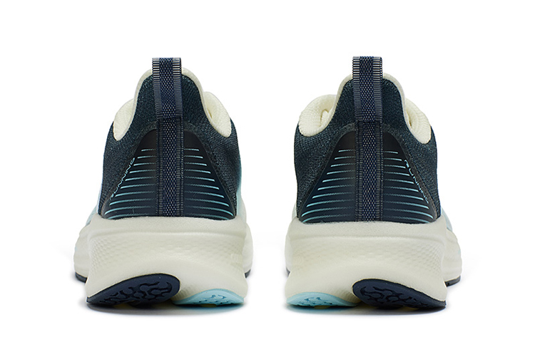 361° QU!KFOAM Cushioning Abrasion Resistant Breathable Low top Running Shoes Men’s White Blue
