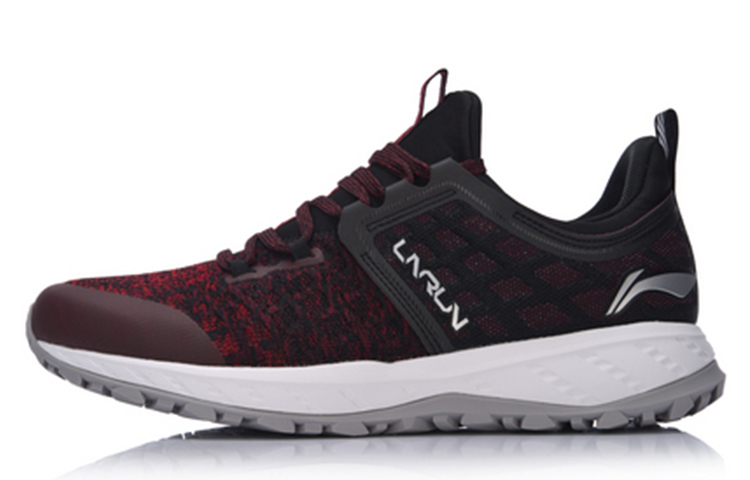 LiNing Li Ning Cloud 2017 Protective Edition Reflective, Water-Repellent, Shock-Absorbing, Non-Slip, Lightweight, Low-top Running Shoes, Same Style for Men and Women, Purple Red
