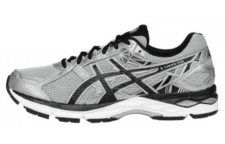 Asics Gel Exalt 3 Lightweight Textile, Synthetic Leather Low top Running Shoes Men's Black Gray