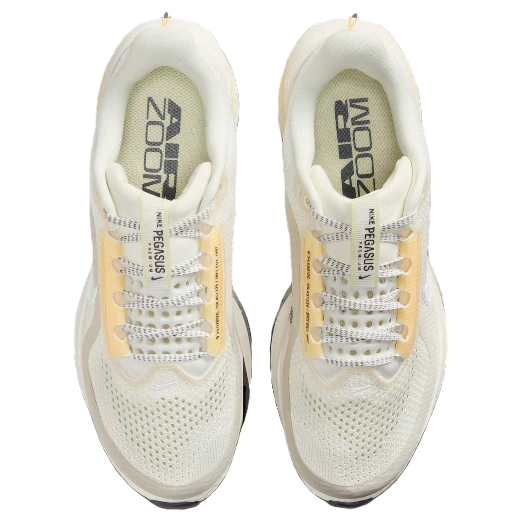Nike Pegasus Premium Comfortable Abrasion Resistant Low top Running Shoes Unisex Beige