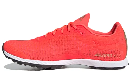 Adidas Adizero XC Fabric Slip Resistant Cushioning Low top Running Shoes Women's Orange Black White
