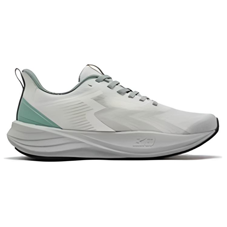 361° Slip Resistant Abrasion Resistant Low top Casual Sprint Running Shoes Men’s Gray Green