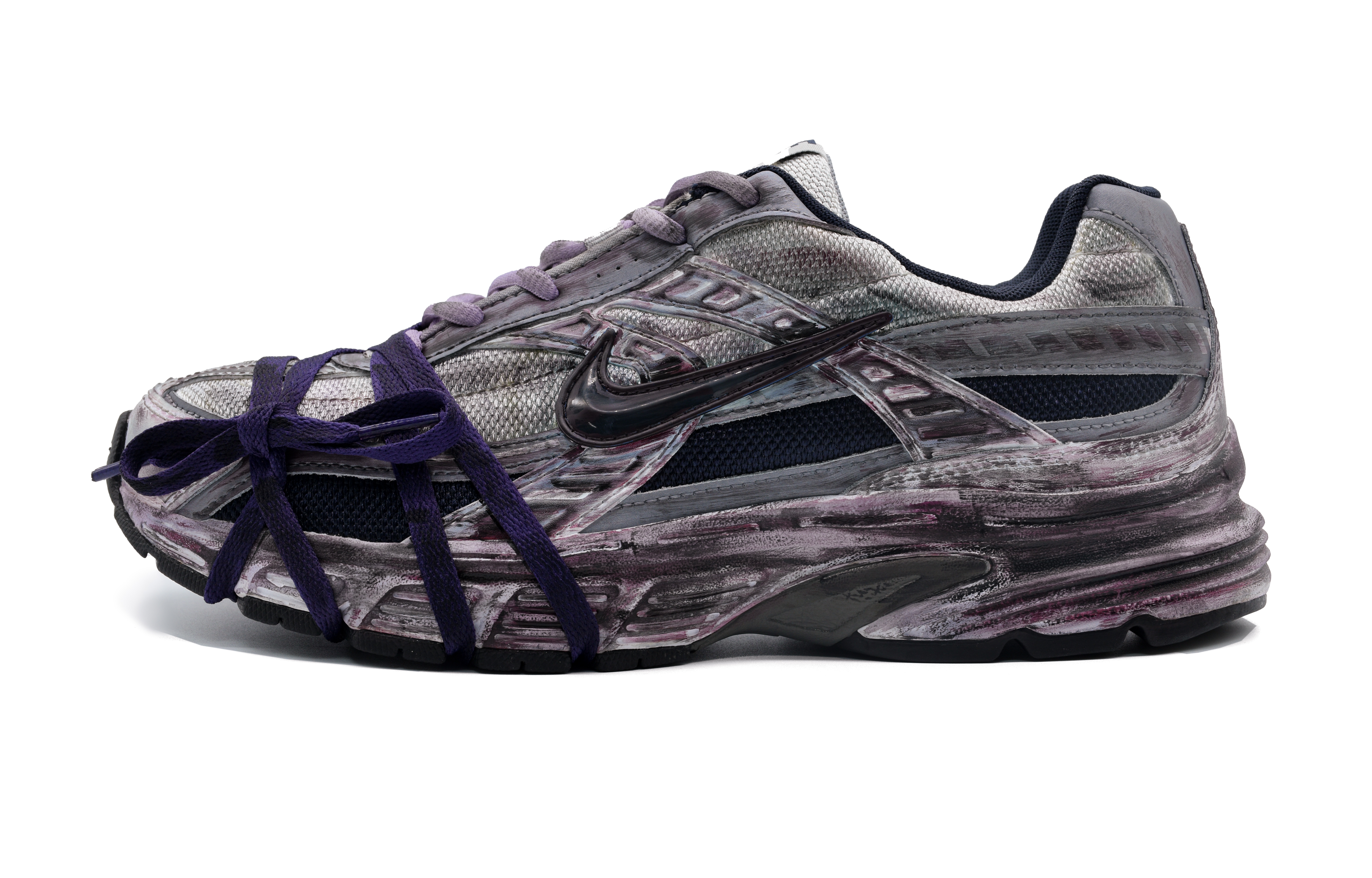 Nike Initiator Low top Running Shoes Men's Black Purple