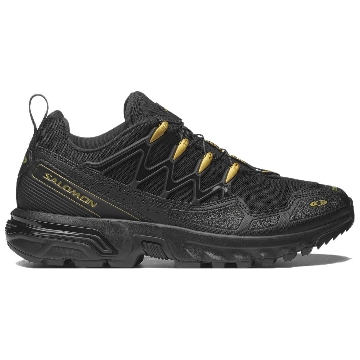 SALOMON ACS+ Slip Resistant Abrasion Resistant Low top Running Shoes Unisex Black