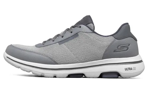 Skechers Go Walk 5 Cushioning Abrasion Resistant Low top Running Shoes Men's Blue Gray