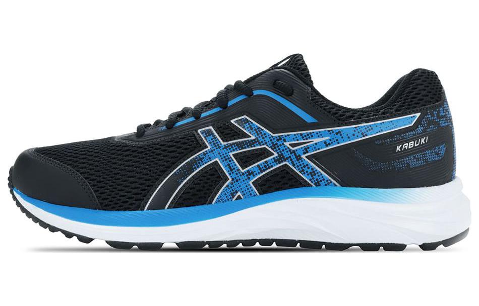 Asics Kabuki Comfortable Low top Sports Running Shoes Men's Black Blue