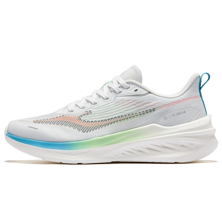 Erke Cruise 3.0 Cushioning Rebound Low top Casual Running Shoes Men’s Erke White Fluorescent Lipstick