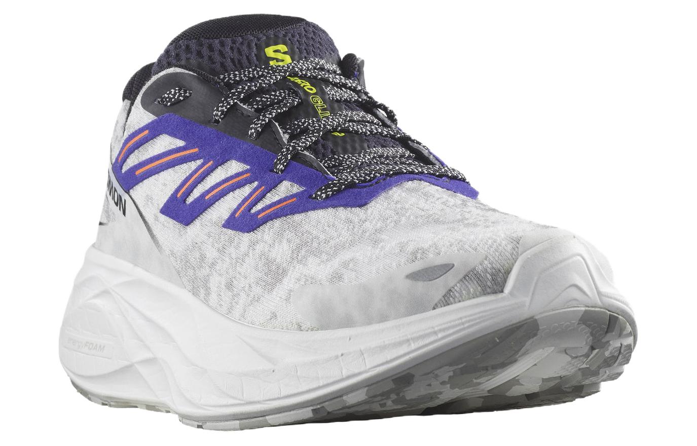 SALOMON Aero Glide Comfortable Cushioning Low top Running Shoes Men’s Gray Blue