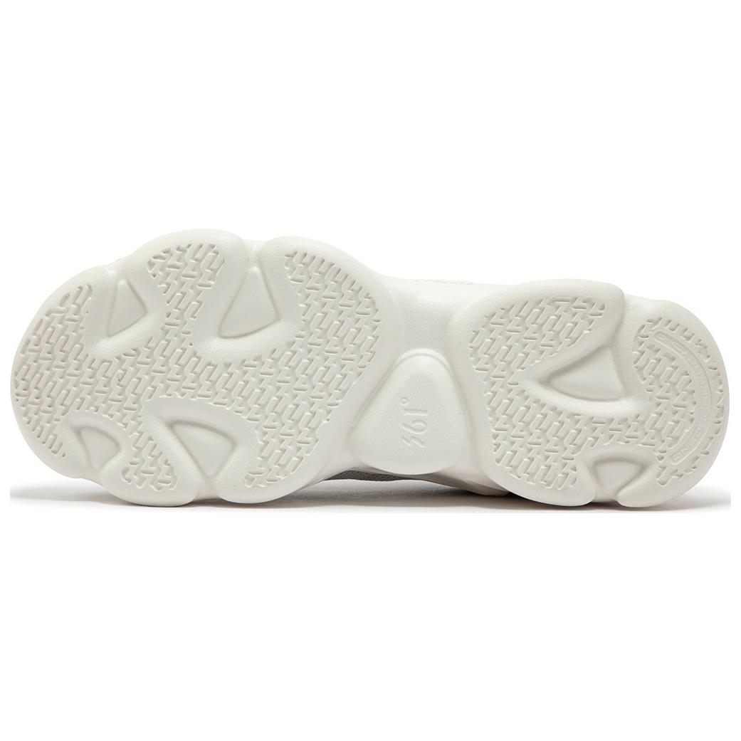 361° Mesh, Synthetic Leather Cushioning, Wear Resistant Low top Running Shoes Women's Gray