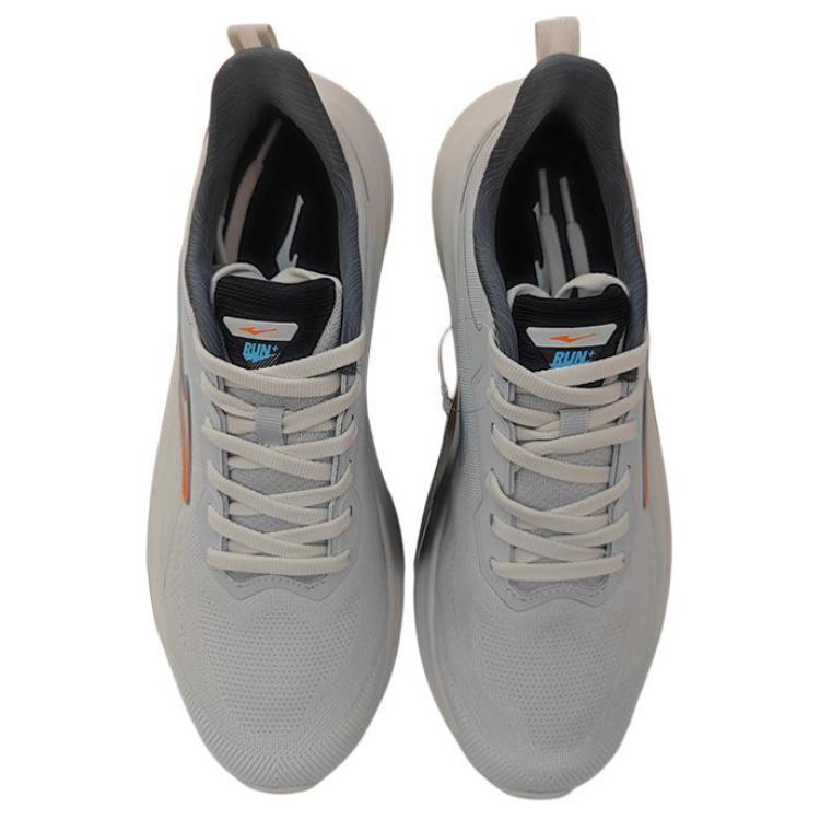 Erke Slip Resistant Abrasion Resistant Low top Casual Running Shoes Men’s Gray