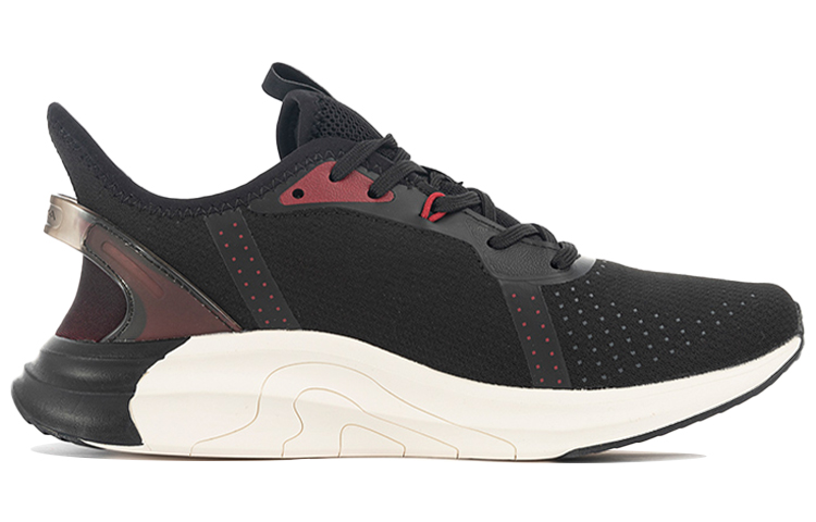 Anta Mesh Breathable Abrasion Resistant Breathable And Wear resistant Low top Running Shoes Men’s Black
