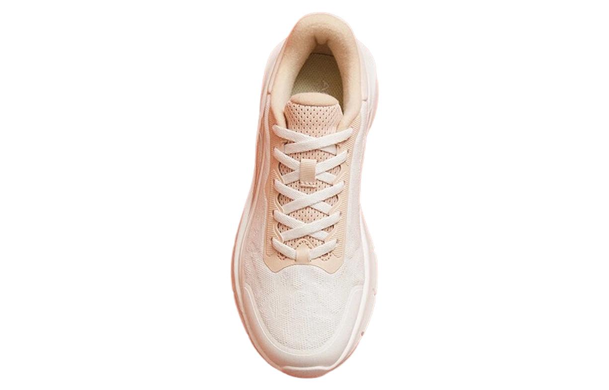 Anta Slip Resistant Abrasion Resistant Low top Running Shoes Women’s Papyrus White Dust Brown