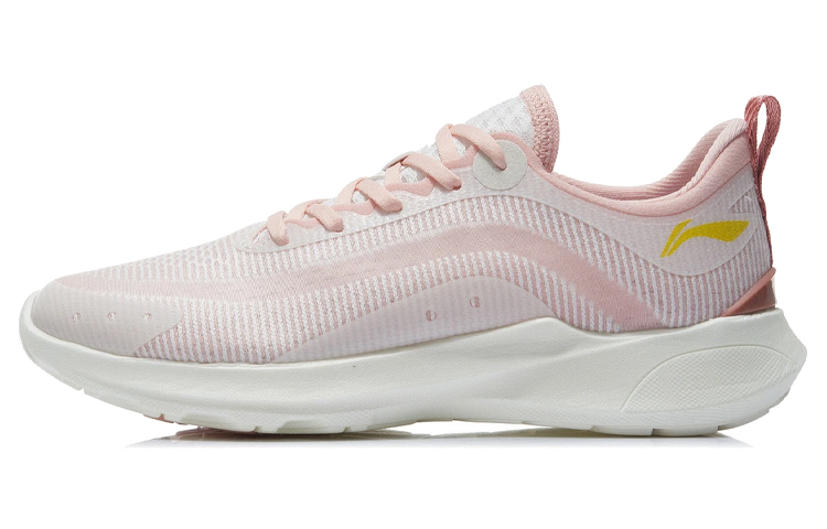 Li Ning Qingyi Casual Cushioning Slip Resistant Abrasion Resistant Breathable Lightweight Low top Running Shoes Women's