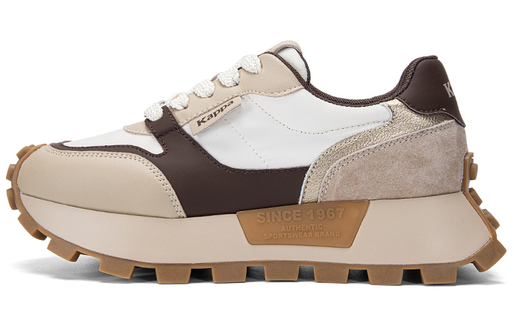 Kappa Textile, Synthetic Leather, Split Cow Leather Slip Resistant, Abrasion Resistant, Lightweight Low top Casual