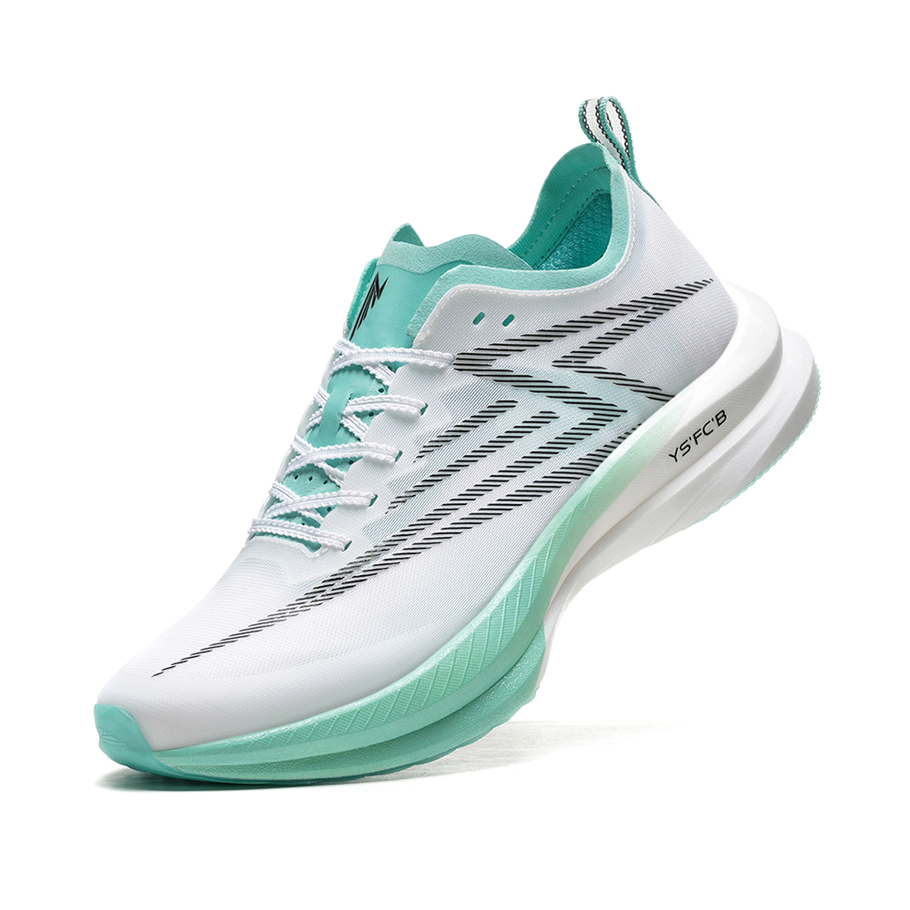 BAOFEISI Cushioning Abrasion Resistant Lightweight Rebound Low top Full Length Air Cushion Carbon Plate Running Shoes