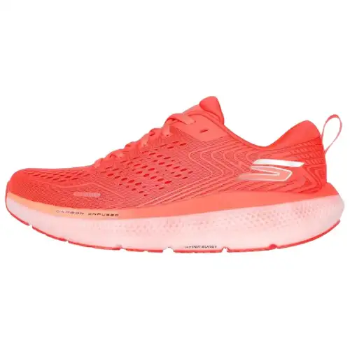 Skechers GO Run Ride11 Abrasion Resistant Low top Running Shoes Women's Red