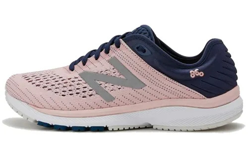 New Balance 860 Textile, Synthetic Leather Low top Running Shoes Women's Peach Steam Water