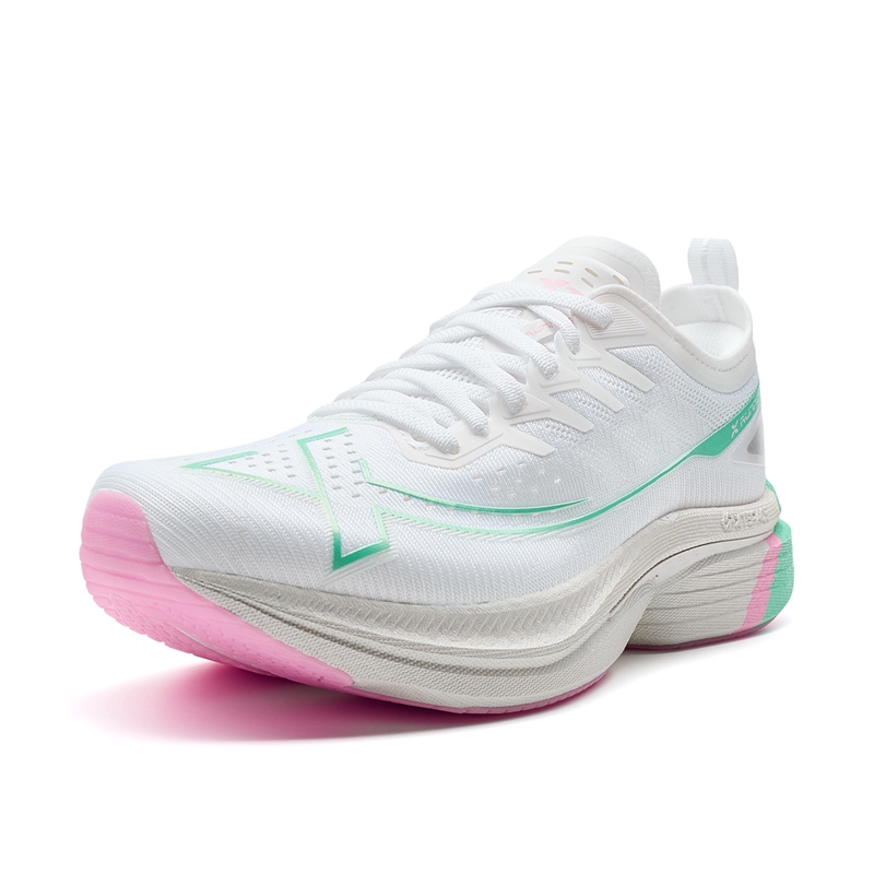 XTEP Integrated Molding 3 Low top Training Running Shoes Women’s White Pink Green