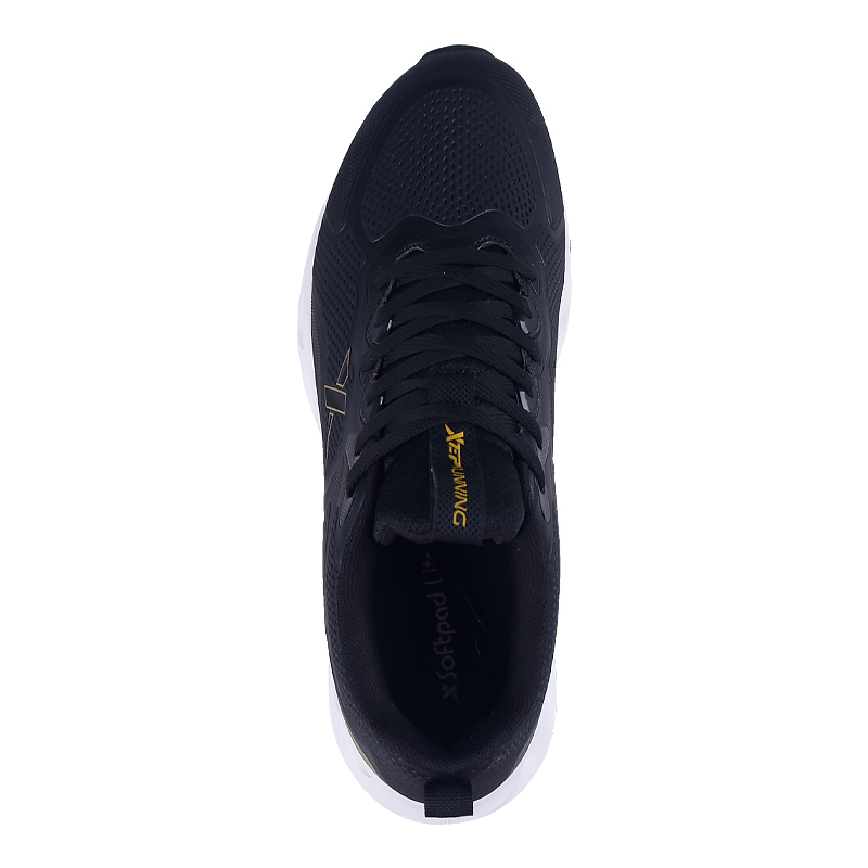 XTEP Cushioning Spin 9.0 Cushioning, Wear Resistant Low top Running Shoes Men’s Black Gold