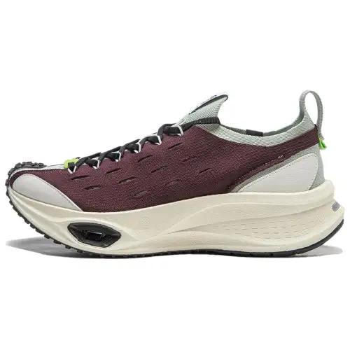 Li Ning Cushioning Slip Resistant Low top Running Shoes Unisex Umber Green